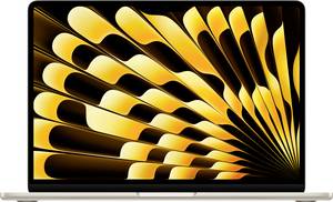 Apple MacBook Air 13 (M4, 2025) 33 cm (13 inch)  16 GB RAM 256 GB SSD M4 10-Core 8-Core GPU Pole star MW0Y3D/A