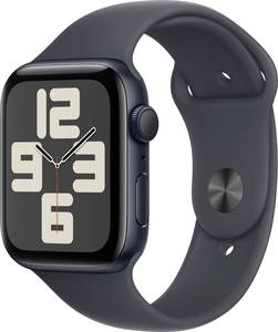 Apple Watch SE (2024) GPS 44 mm Aluminium Sports strap Midnight S/M
