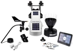 Davis Instruments VANTAGE PRO2 active Plus with console - EU 6263EU Wireless digital weather station  Max. number of sensors 80