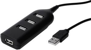 Digitus AB-50001-1 4 ports USB 2.0 hub  Black
