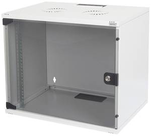 Digitus DN-19 07U-S-1 19" wall cabinet (W x H x D) 520 x 360 x 400 mm 7 U Grey-white (RAL 7035)