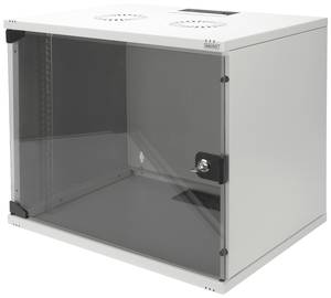 Digitus DN-19 09-U-S-1 19" wall cabinet (W x H x D) 520 x 512 x 400 mm 9 U Grey-white (RAL 7035)
