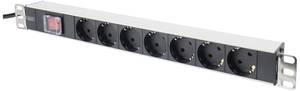 Digitus DN-19 PDU-7S 19 inch  Server rack cabinet power strip   PG socket with switch