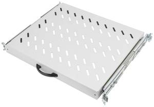 Digitus DN-19 TRAY-2-600 19 inch  Server rack cabinet shelf  1 U  Retractable Suitable for (cabinet depths): 600 mm Grey