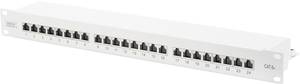 Digitus DN-91624S-EA 24 ports Network patch panel 483 mm (19") CAT 6A 1 U Grey-white (RAL 7035) Equipped