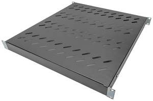 Digitus DN-97647 19 inch  Server rack cabinet shelf  1 U  Rail set Suitable for (cabinet depths): 800 mm Black (RAL 9005)