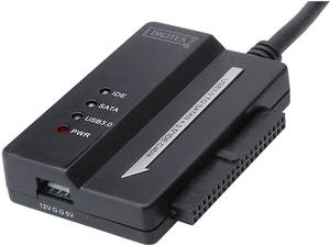 Digitus Hard drives Adapter [1x USB 3.2 1st Gen connector A (USB 3.0) - 1x SATA socket 7+15-pin, IDE socket 40-pin, IDE socket 44-pin] DA-70325 0.50 m