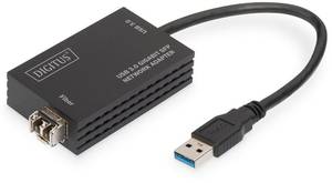 Digitus PC, Fibre optic, Laptop, USB 3.2 1st Gen (USB 3.0), Networks Adapter [1x USB - 1x SFP slot] DN-3026 17.00 cm