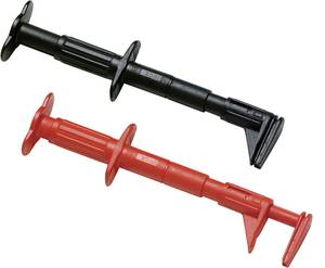 Fluke AC87 Safety planar test probe 4 mm socket CAT III 600 V Red, Black