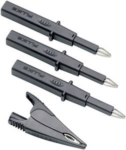 Fluke TLK 290 Safety test probe set 4 mm jack connector  CAT II 1000 V, CAT III 1000 V Black  1 pc(s)