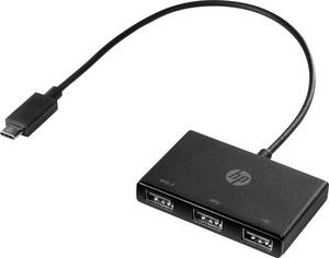 HP Inc. HP USB-C to USB-A Hub  USB-C® (USB 3.2 2nd Gen) multiport hub  Multicolour