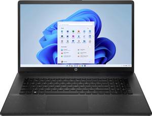 HP Laptop HP 17-cp2137ng  43.9 cm (17.3 inch) Full HD AMD Ryzen 3 7320U 8 GB RAM  512 GB SSD German, QWERTZ AMD Radeon Graphics   Black  9F1J6EA