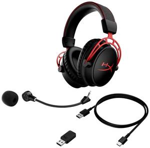 HyperX Cloud Alpha Wireless  Over-ear headset Wireless (1075099) Stereo Black/red   Gaming