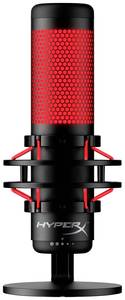 HyperX QuadCast Stand PC microphone Transfer type (details):Corded Stand USB, Microphone (3.5 mm jack) Corded Black/red