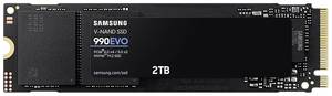 Samsung 990 EVO 2 TB NVMe/PCIe M.2 internal SSD  M.2 NVMe PCIe 4.0 x4, M.2 NVMe PCIe 5.0 x2 Retail MZ-V9E2T0BW