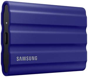 Samsung Portable T7 Shield 1 TB External SSD hard drive USB A (USB 3.2 2nd gen) Blue  MU-PE1T0R/EU