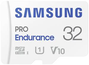 Samsung PRO Endurance microSDHC card  32 GB Class 10, UHS-Class 1 4k video support, incl. SD adapter, shockproof