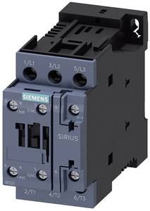 Siemens 3RT2026-1BB40 Contactor  3 makers 11 kW 24 V DC 25 A + auxiliary contact   1 pc(s)