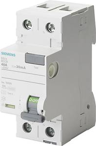 Siemens 5SV33126 Siemens Dig.Industr. RCCB  A   2-pin 25 A 0.03 A 230 V