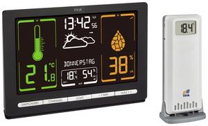 TFA Dostmann Funk-Wetterstation METEOCHROME 35.1132.01 Wireless digital weather station Forecasts for 12 to 24 hours Max. number of sensors 3 pc(s)